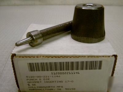 Punch & die grommet tools - HMC17-0