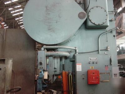 Verson 400 ton press break w/auto back gauge 5/8