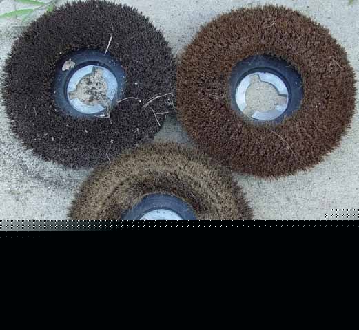 A313 (3) flo-pac power scrubber 15 inch brushes