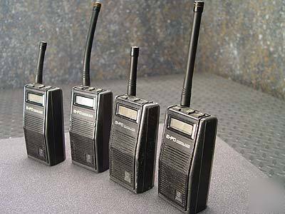 4 ea ge ericsson vhf portable radio tranceiver m-pd mpd