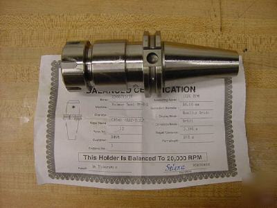 CAT40 ER32 x 3.13 collet holder balanced to 20,000RPM