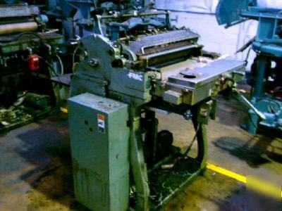 Corrugated box equipment- used gluer