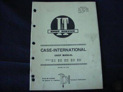 I&t shop case manual 1190 1194 1290 1294 1390 1394 &...