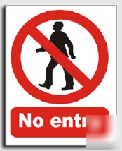 No entry-graphic sign-adh.vinyl-300X400MM(pr-031-am)