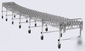 New heavy duty accordian nestaflex expandable conveyor