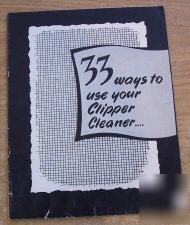 Old seed cleaner manual- 33 ways to use clipper cleaner