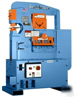 Scotchman 5014-cm 59 ton ironworker with punch station