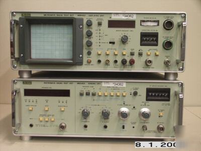 Anritsu ME645A test set. frequency range of 0.1 - 12GHZ