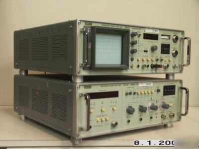 Anritsu ME645A test set. frequency range of 0.1 - 12GHZ