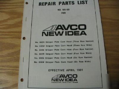 New idea 843N 843W 844N 844W 846N 844W parts list