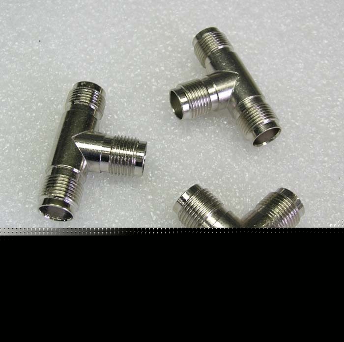 Qty 3 tnc tee t-pieces tnc-female adaptors *nice* 6310