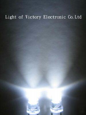 New <>1000 3MM super bright white led lamp 10,000 mcd