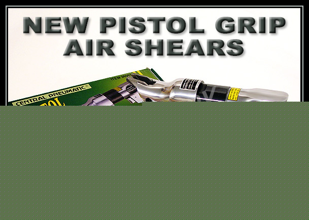 Pistol grip air sheet metal shears snips tool tools cut