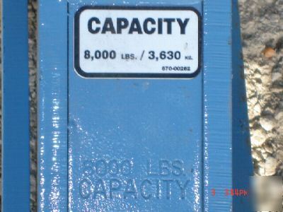 Spx otc 5014 forklift fork lift jack 4 ton capacity 