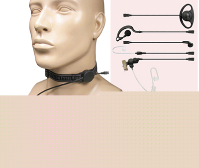 Throat mic, M1 for motorola