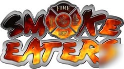 Firefighter decal reflective 8