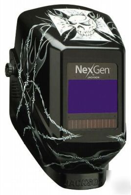 Jackson nexgen hellraiser auto dark helmet 0744-1090