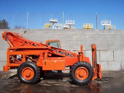 1986 lull 844 fork lift telehandler telescopic boom