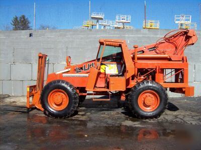 1986 lull 844 fork lift telehandler telescopic boom