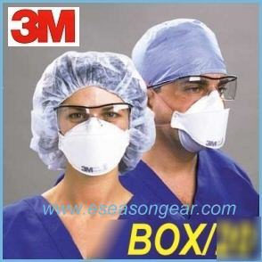 3M 1870 N95 respirators surgical masks, box/20, flu