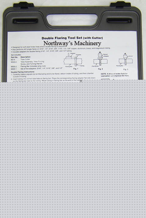 Spx otc 6503 double flaring tool set 3/16- 5/8 w/cutter