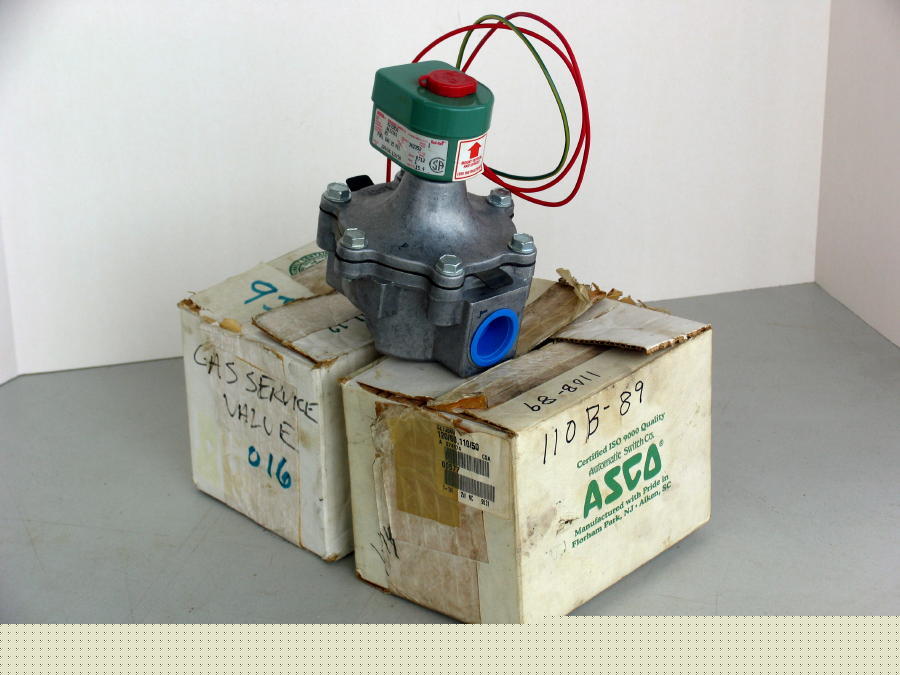 Asco red hat internal gas pilot solenoid valve
