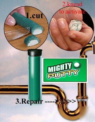New mighty putty bonds & repairs as seen on tv - 