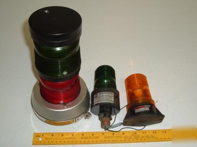 Beacon light adaptalight tomar metorlite lot of 3