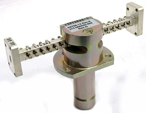 Diplexer microwave waveguide tx 39.475GHZ rx 38.775 ghz