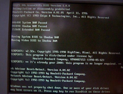 Hp T1 internet advisor model J2301B wan/T1