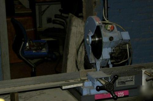 Mep willy 225 cold saw chop cutoff coldsaw band shear