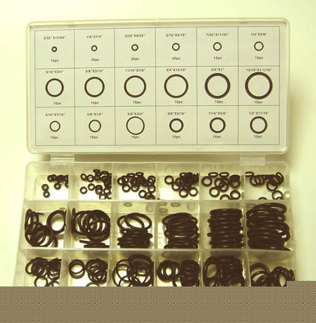 225 pc 'o' ring assortment n