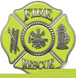 Firefighter decal reflective 4