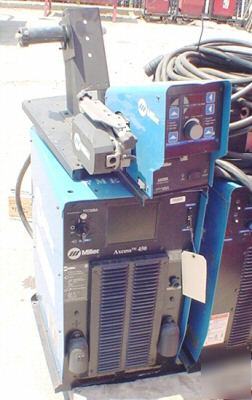 2004 miller axcess 450 mig welder w/ 40V wire feeder 