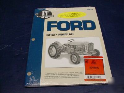 Ford 501, 600, 601, 700, 701, 800, 801 shop manual 