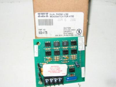 Iti ge silent knight 600-4175 dual phone line switch