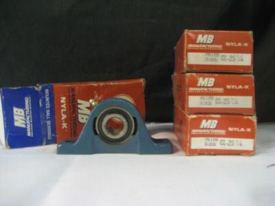 Mb nyla-k mounted ball bearing c-25 3/4