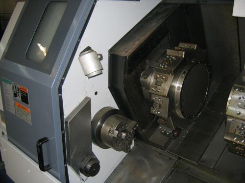 Mori seiki cnc dl-150 twin turret turning center