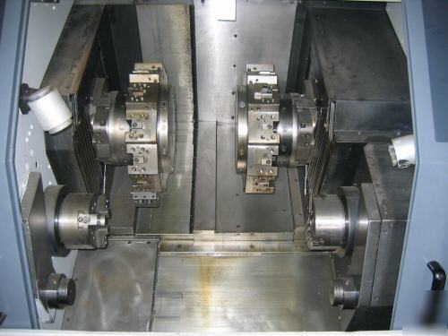 Mori seiki cnc dl-150 twin turret turning center