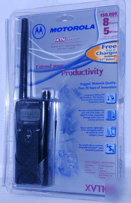 New motorola xtn XV1100 vhf 6 2 way radio 