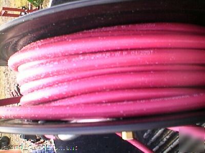 New 50' industrial 3/8 npt air hose on steel reel 