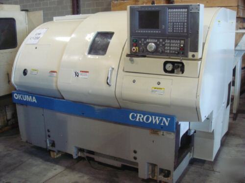 Okuma crown sb used cnc lathe 1997