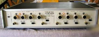 Wavetek 852 dual hi/lo variable analog filter 