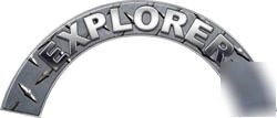 Fire helmet arcs rockers FF50 reflective explorer dp