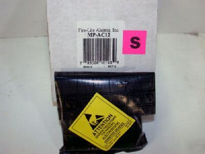 Fire-lite mp-AC12 relay module 12-volt two form-c aux