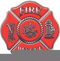 Firefighter decal reflective 4