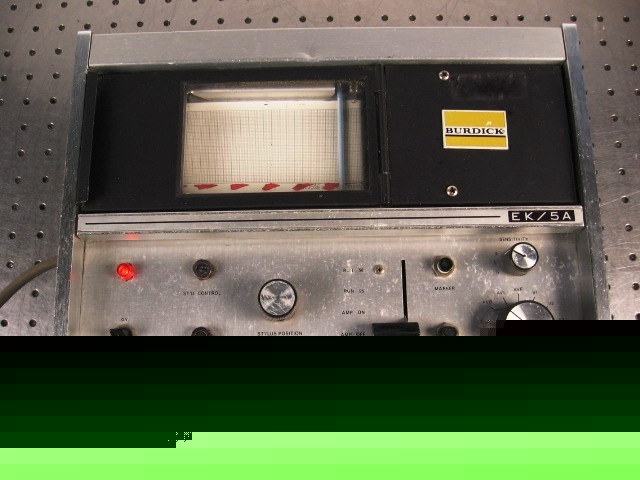 A37427 burdick ek/5A electrocardiograph ekg recorder