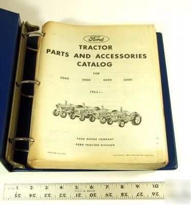 Ford parts book - tractors 2000 / 3000 / 4000 / 5000