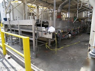 I&h 12' x 50' stainless steel pastuerizer / cooler