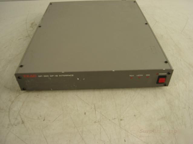 Teac gp-300 gp-ib communications interface